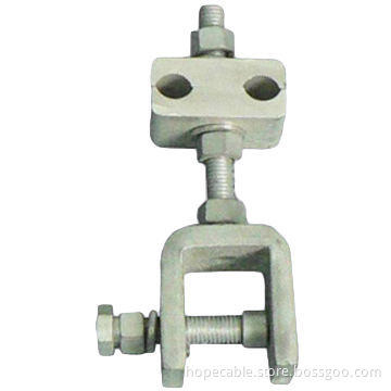 8.5~24mm Cable Diameter Aluminum alloy Metal Down Lead Clamp for Fixing OPGW Aerial Cable on Tower